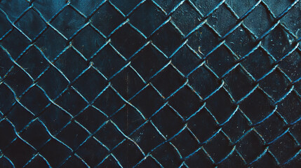 Aufkleber - Dark chain link fence texture background for industrial design