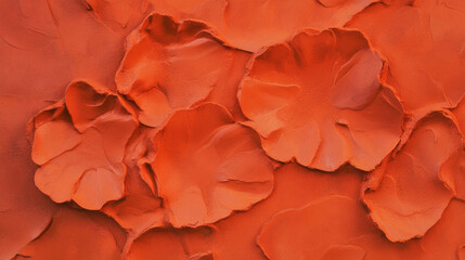 Poster - Abstract clay texture with impressed patterns for creative design