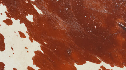Poster - Natural cowhide texture background with organic patterns for design projects