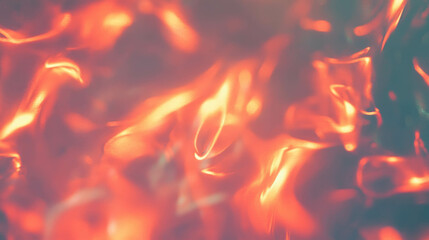 Poster - Mystical fiery texture with dark smoky atmosphere for creative designs