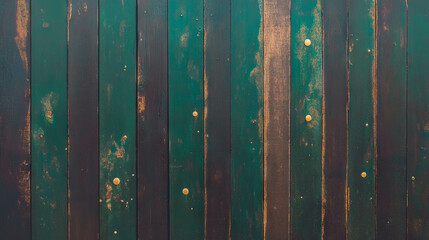 Poster - Rustic dark stained wooden planks background for design or decoration