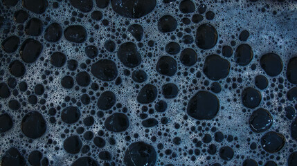 Aufkleber - Textured dark concrete surface with water droplets for creative design and background use