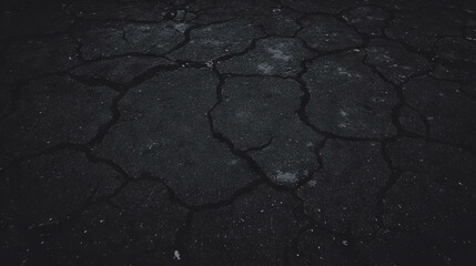 Poster - Dark and textured concrete surface background for design and art projects