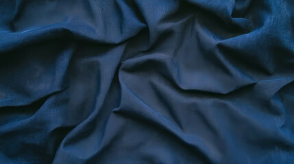 Poster - Dark textured fabric background for design projects and textiles