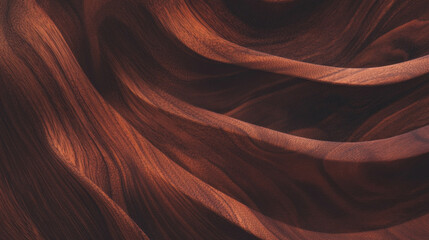 Poster - Elegant dark wood texture with deep grain patterns for background design