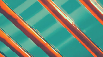 Poster - Modern abstract design with diagonal intersecting lines for creative backgrounds