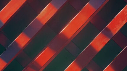 Poster - Abstract diagonal intersecting lines background in vibrant colors for modern design