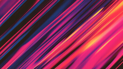 Poster - Vibrant diagonal intersecting lines in abstract motion design