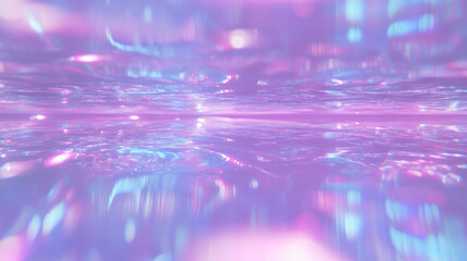 Poster - Abstract dreamlike background of distorted reflections in water for modern design