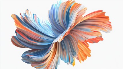 Poster - Abstract Vibrant Brush Strokes in Natural Light