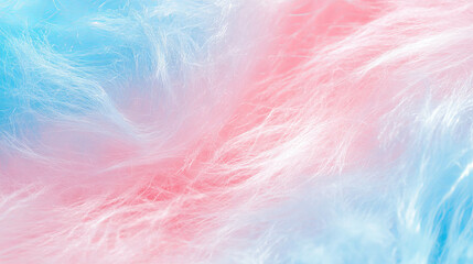 Poster - Dreamy cotton candy texture background in pastel pink and blue