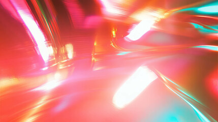 Poster - Futuristic neon technology background with abstract colorful lights
