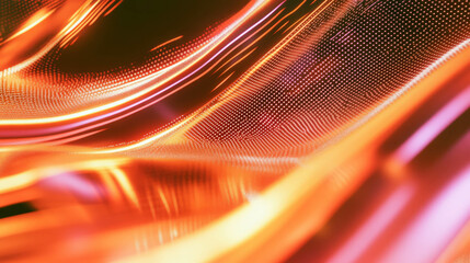Poster - Futuristic technology texture in vibrant digital abstract design
