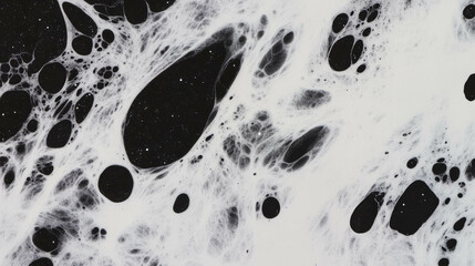 Aufkleber - Abstract ink blots and dots pattern on textured background for artistic design