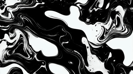 Poster - Dynamic abstract ink swirl background for creative design projects