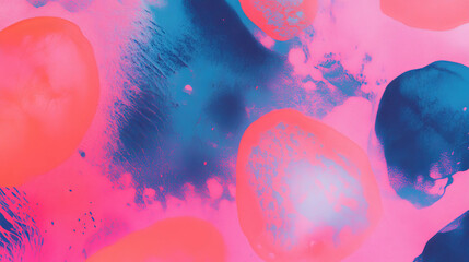Poster - Abstract ink blots background with vibrant textures for art and design