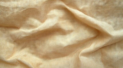 Poster - Light beige linen texture background for design and decoration