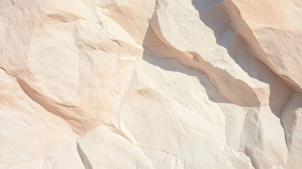 Poster - Light beige textured canvas background - natural abstract surface design