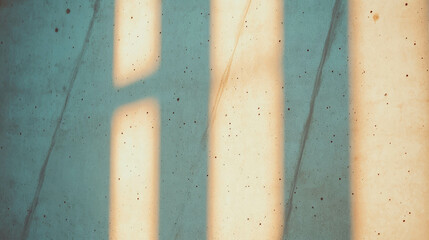 Poster - Light beige textured concrete surface with subtle shadows for design and decor