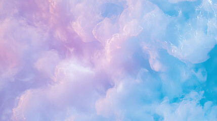 Poster - Dreamy pastel cloudscape background for design and decoration