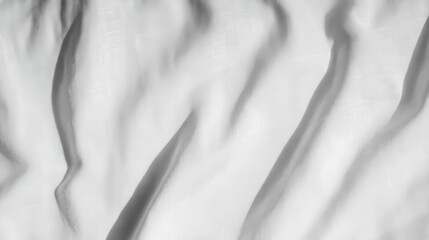 Poster - Light grey fabric with subtle linen texture background for design