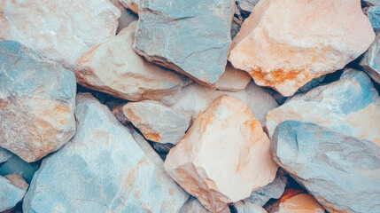Poster - Textured light stone background for design and decor projects