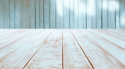 Poster - Light wood background with subtle white wash texture for design projects