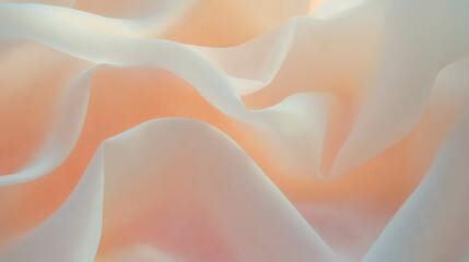 Poster - Softly draped abstract with light texture in pastel hues for elegant design and background use