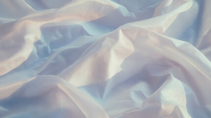 Leinwandbilder - Elegant smooth fabric folds with soft light reflection for background design