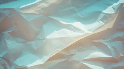 Poster - Lightly textured recycled paper background with soft creases for creative design
