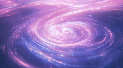 Poster - Enchanting swirling energy and magical ripples on a cosmic background