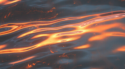 Poster - Abstract background of molten metal texture with flowing patterns