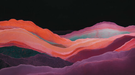 Poster - Vibrant quartzite layers abstract background for modern design
