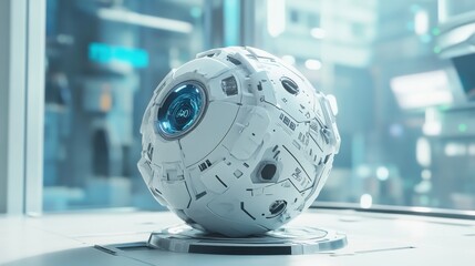 Poster - Futuristic 3D Innovations with Sleek Circuitry Design