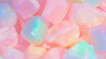 Aufkleber - Pastel candy texture with sweet colorful background for creative design