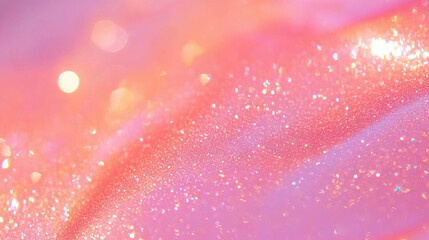 Poster - Pastel glitter background with sparkling texture for design and decor
