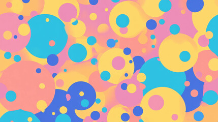 Poster - Pastel polka dot pattern texture for creative backgrounds and designs