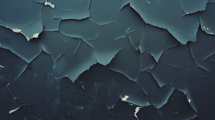 Poster - Faded dark peeling paint texture for design and background concepts