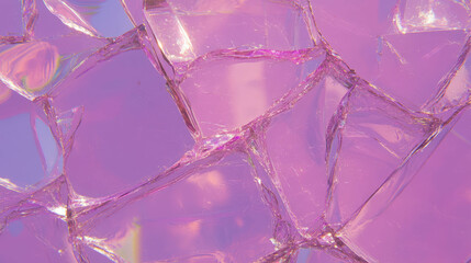 Poster - Abstract background of purple broken glass with circular cracks for creative design
