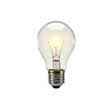 © Dx studio - 'Glowing Lightbulb on White Background'