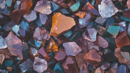 Poster - Natural quartzite background with mica texture and spar for artistic design