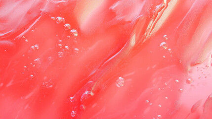 Poster - Red ink blot background with wet paper effect for creative design projects