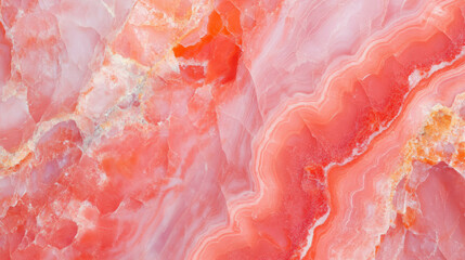 Poster - Vibrant red quartzite texture with iron oxide patterns for design and decoration