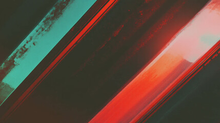 Leinwandbilder - Abstract colorful lines and shapes for modern design concept