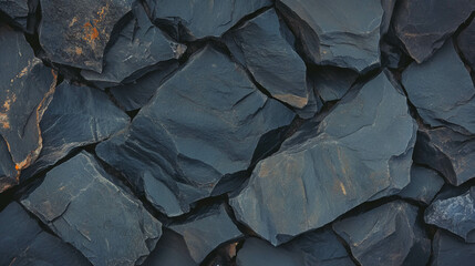 Aufkleber - Natural rough stone wall texture for architectural design and background concepts