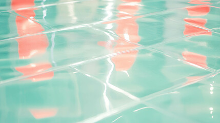 Poster - Abstract smooth glass texture with soft reflections for design