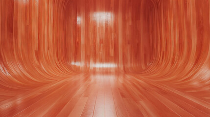 Poster - Smooth polished wood texture background for design and decoration