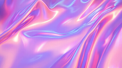 Poster - Elegant satin fabric with soft light reflections for luxurious design and background