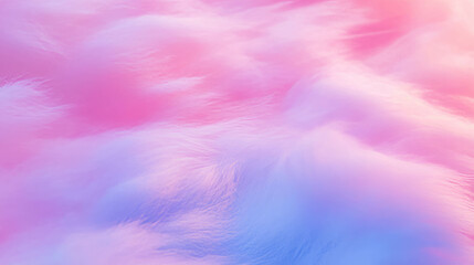 Poster - Soft angora wool texture in pink and blue hues for cozy design backgrounds