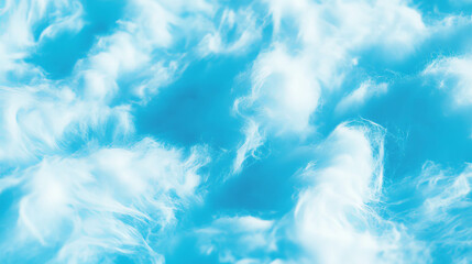 Poster - Soft cotton wool texture and fluffy clouds for dreamy background design